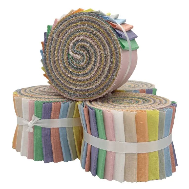 Pastel Shades Supreme Solids - 2.5" Roll - Pastels (20 cuts)