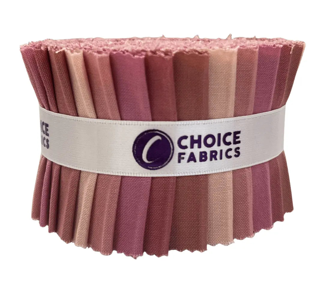 Supreme Solids - 2.5" Roll - Rustic Rose (20 cuts) The Fabric Company
