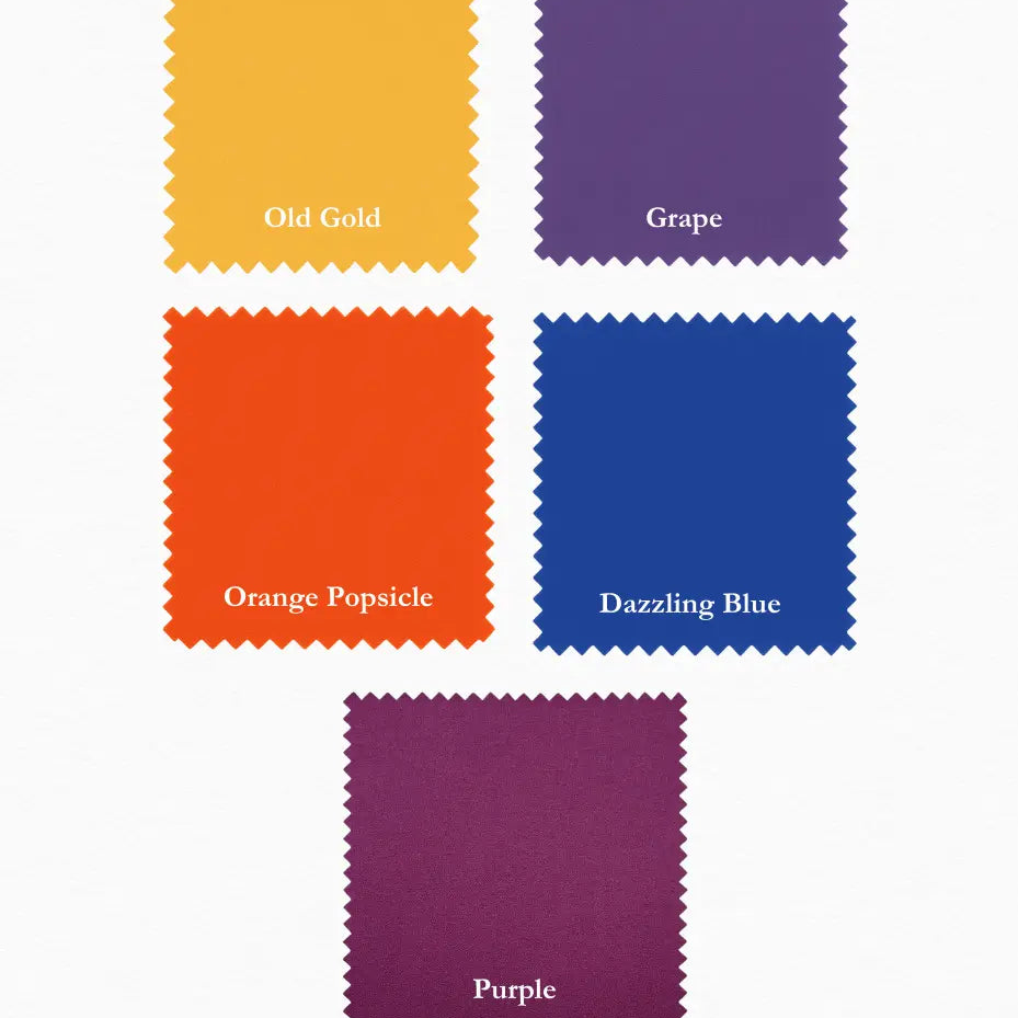 Supreme Solids - One Yard Bundle - 5 pack (Tequila Sunrise)