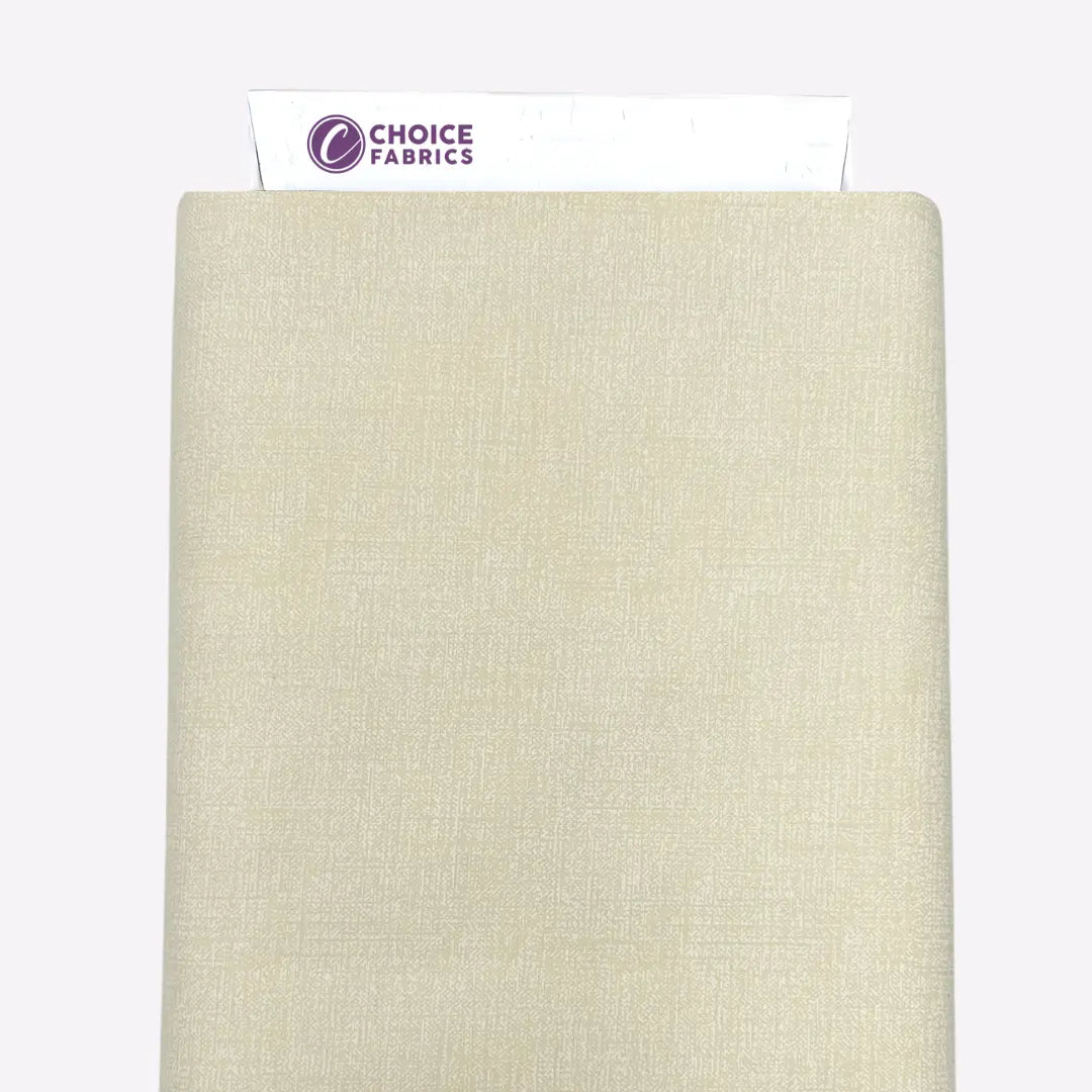 Supreme Tones - White on Cream 44" / 45" Fabric Per Yard
