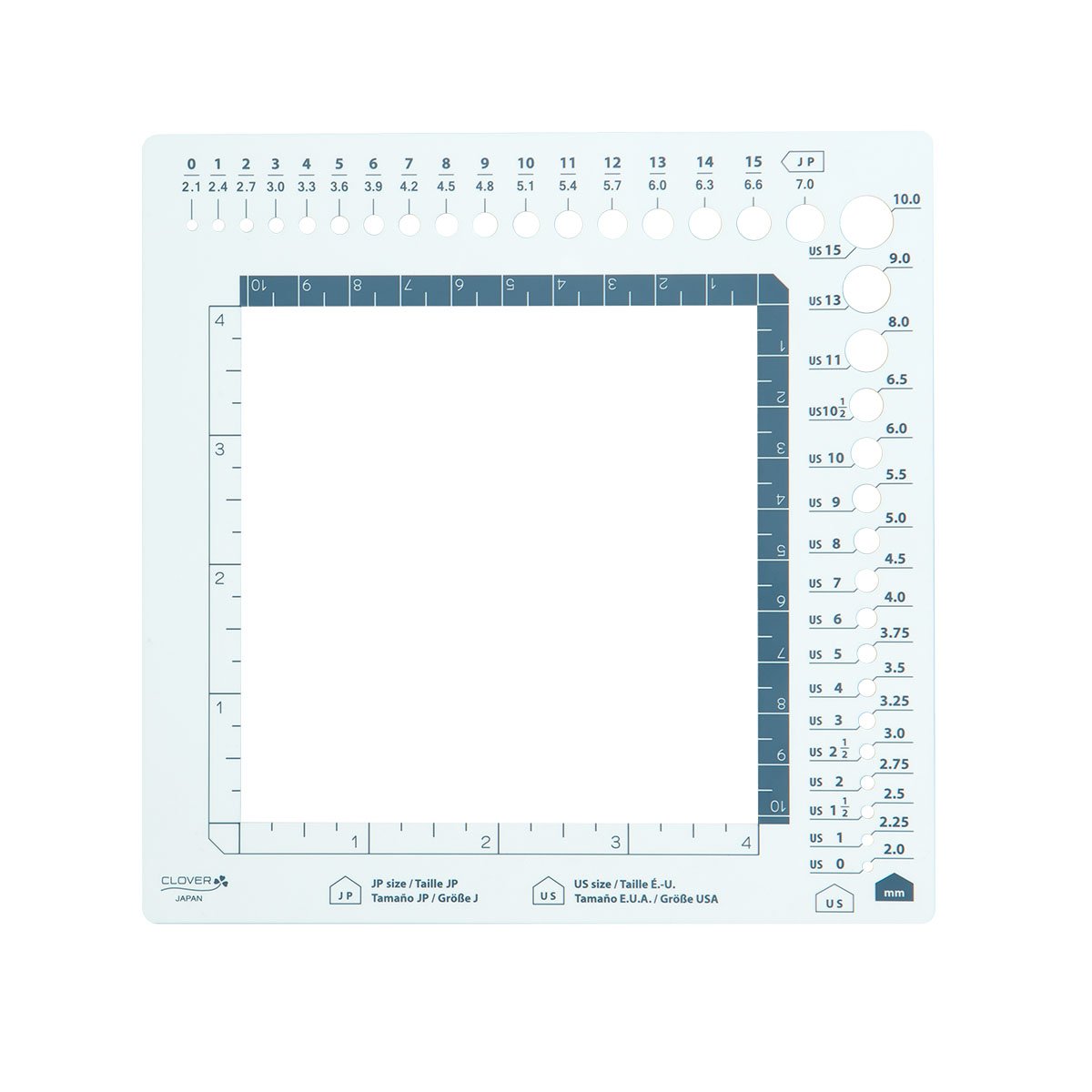 Swatch Ruler and Needle Gauge