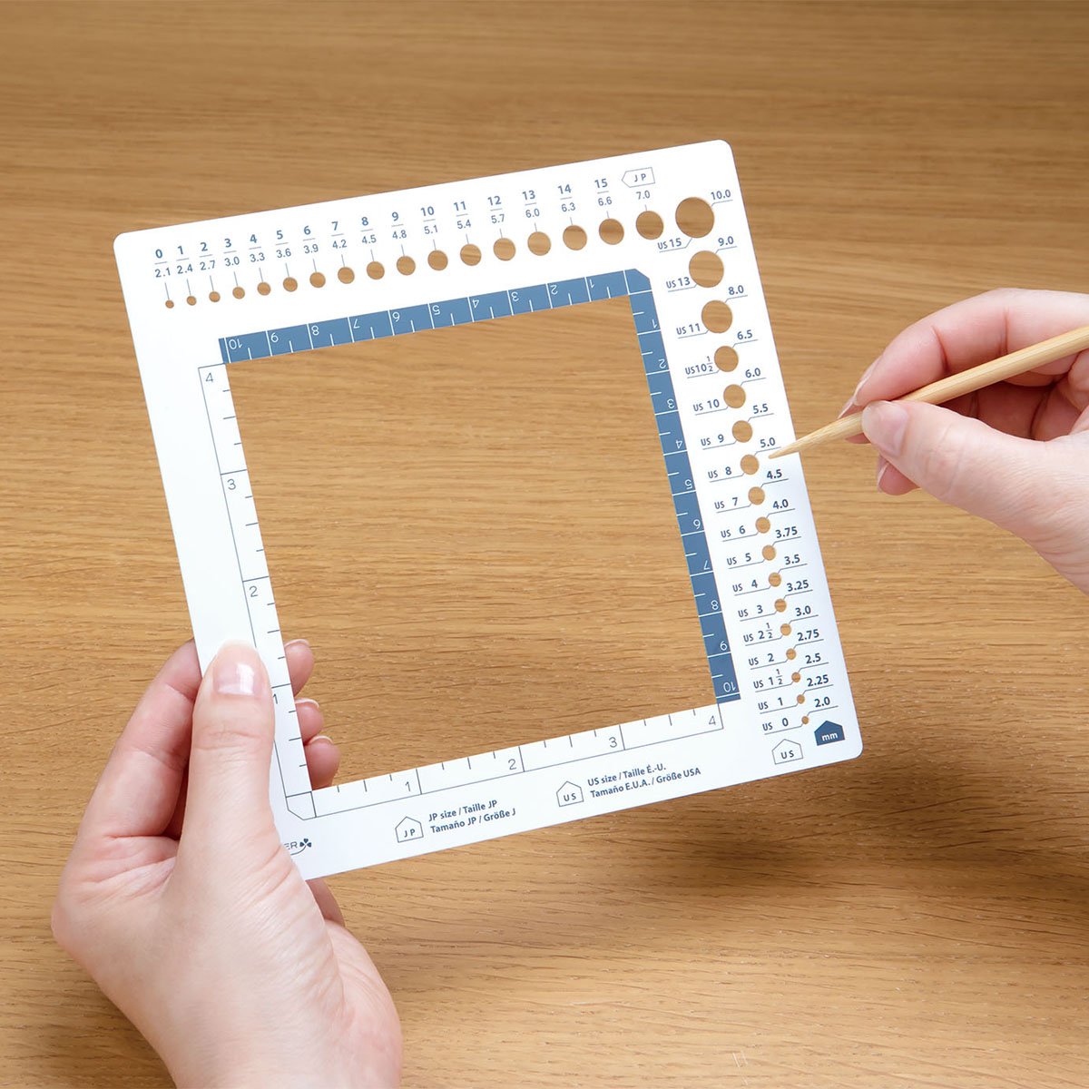 Swatch Ruler and Needle Gauge