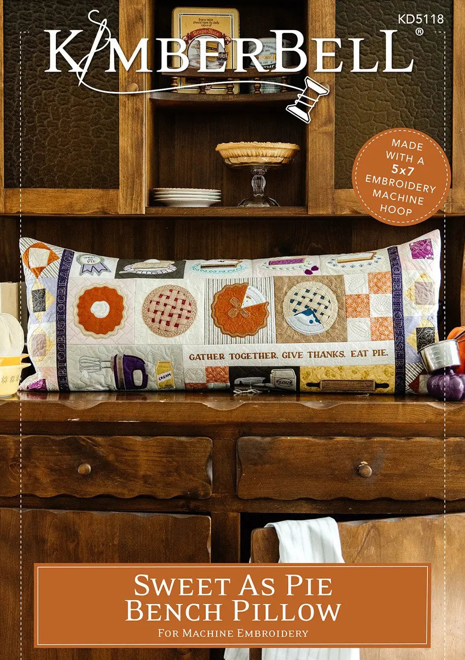 Sweet As Pie Bench Pillow - Linda's Electric Quilters