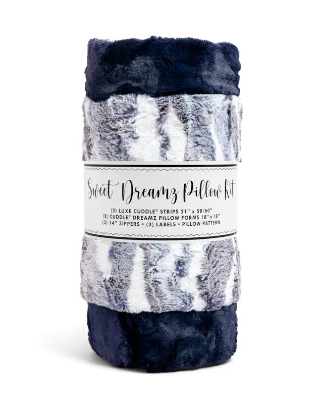 Sweet Dreamz Frosted Himalayan Navy Pillow Kit Shannon Fabrics