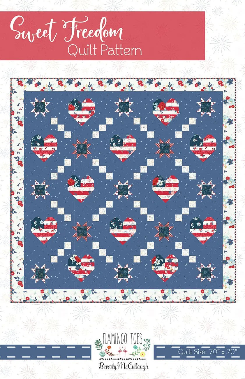 Sweet Freedom Quilt Pattern - Linda's Electric Quilters