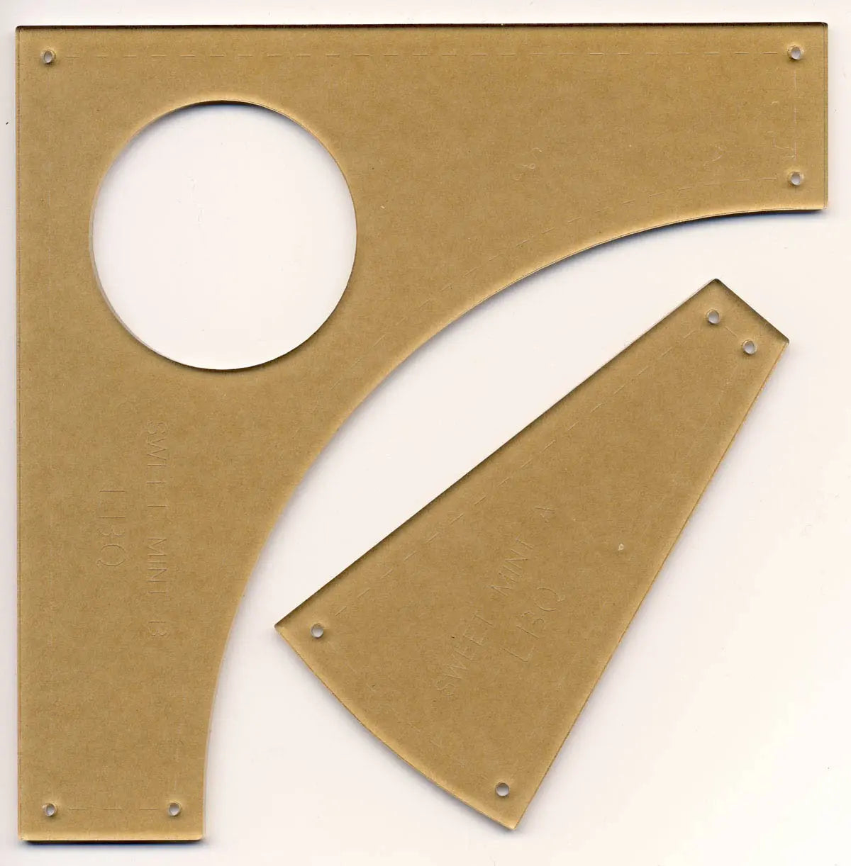 Sweet Mint Template - Linda's Electric Quilters