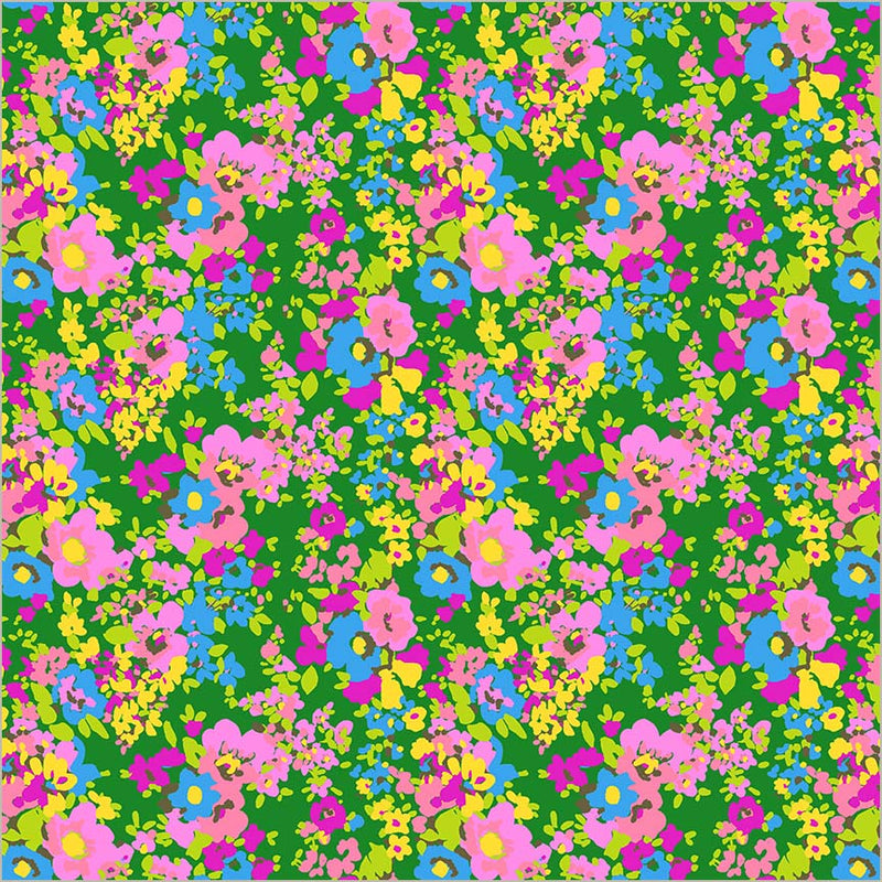 Sweet Talk Leann Grass Cotton 44”/45” Fabric Per Yard