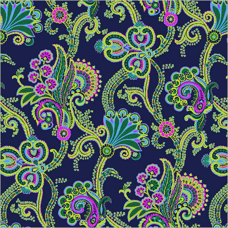 Sweet Talk Natalie Midnight Cotton 44”/45” Fabric Per Yard