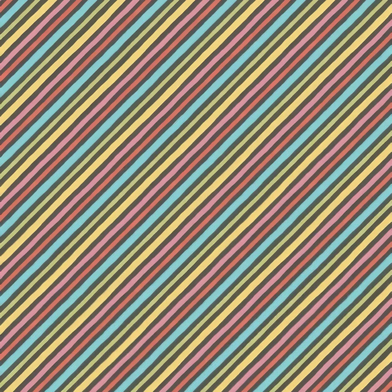 Sweet Little Pleasures Diagonal Stripes quilting fabric by Wilmington Prints