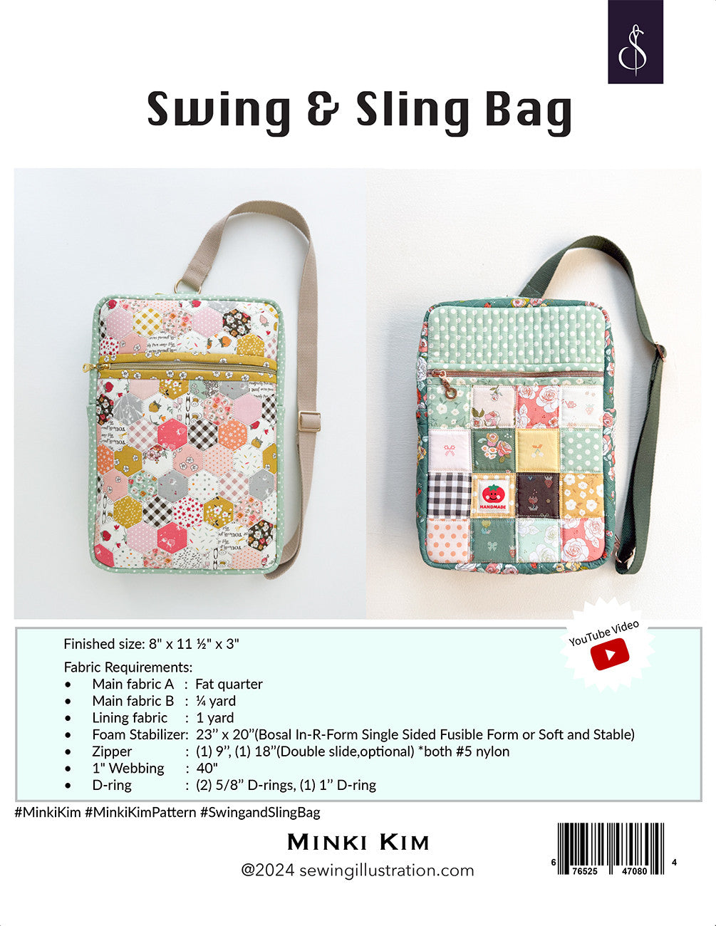 Swing and Sling Bag Pattern