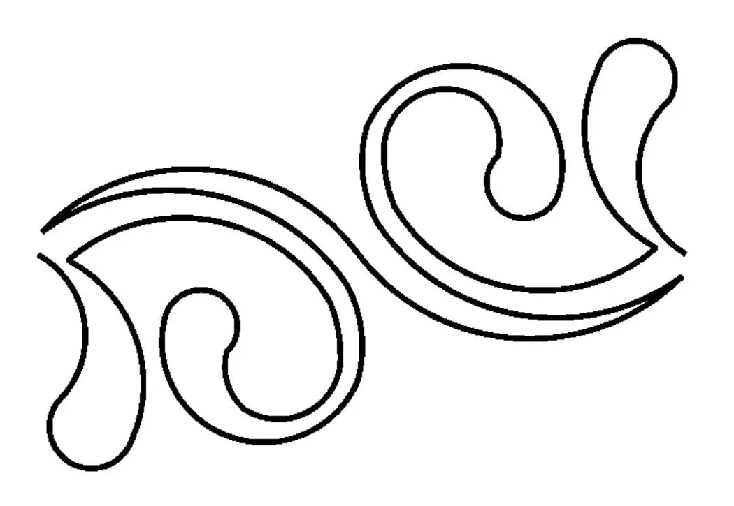 Swirls Easy E2E - Linda's Electric Quilters