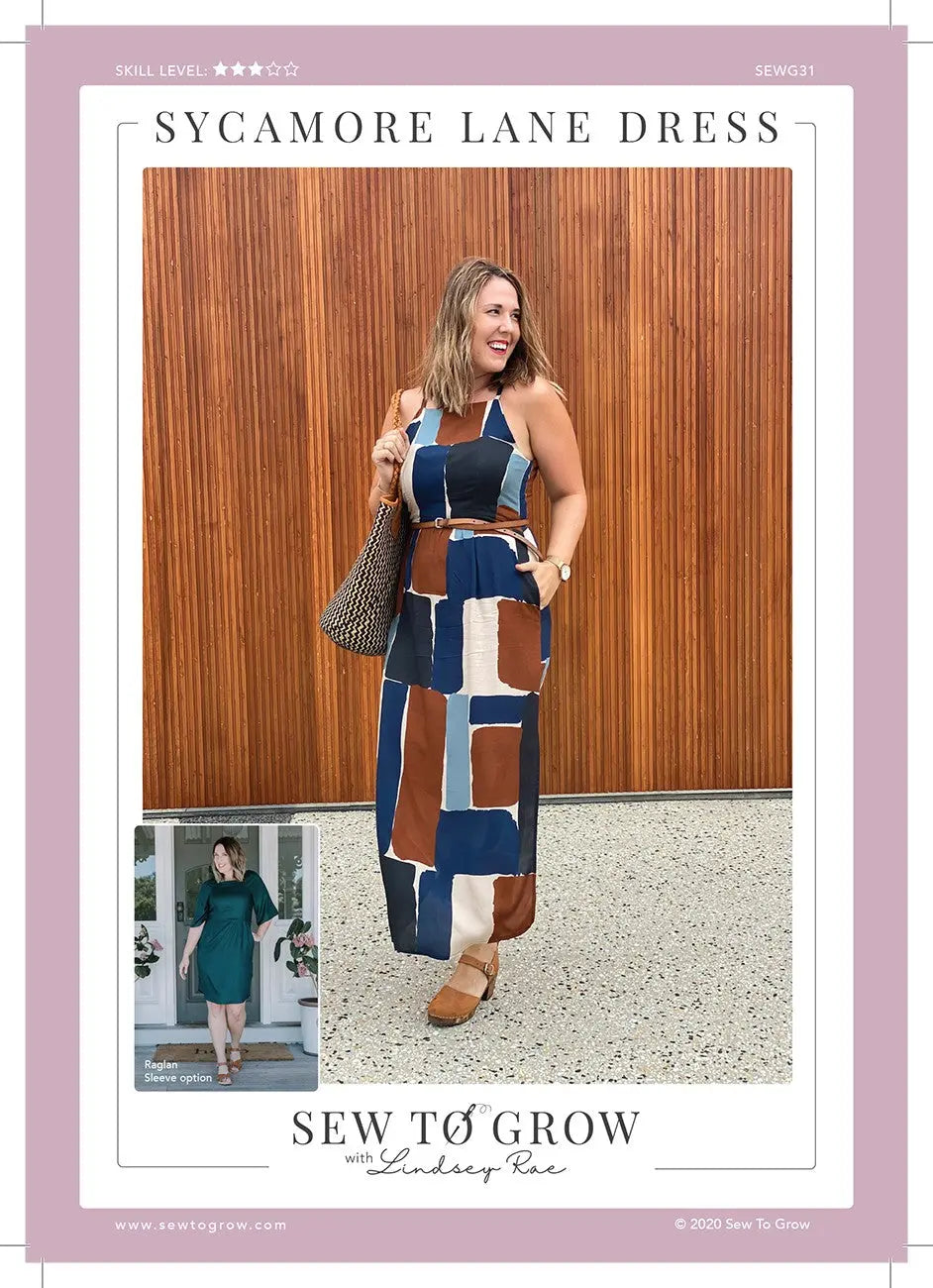 Sycamore Lane Dress - Linda's Electric Quilters