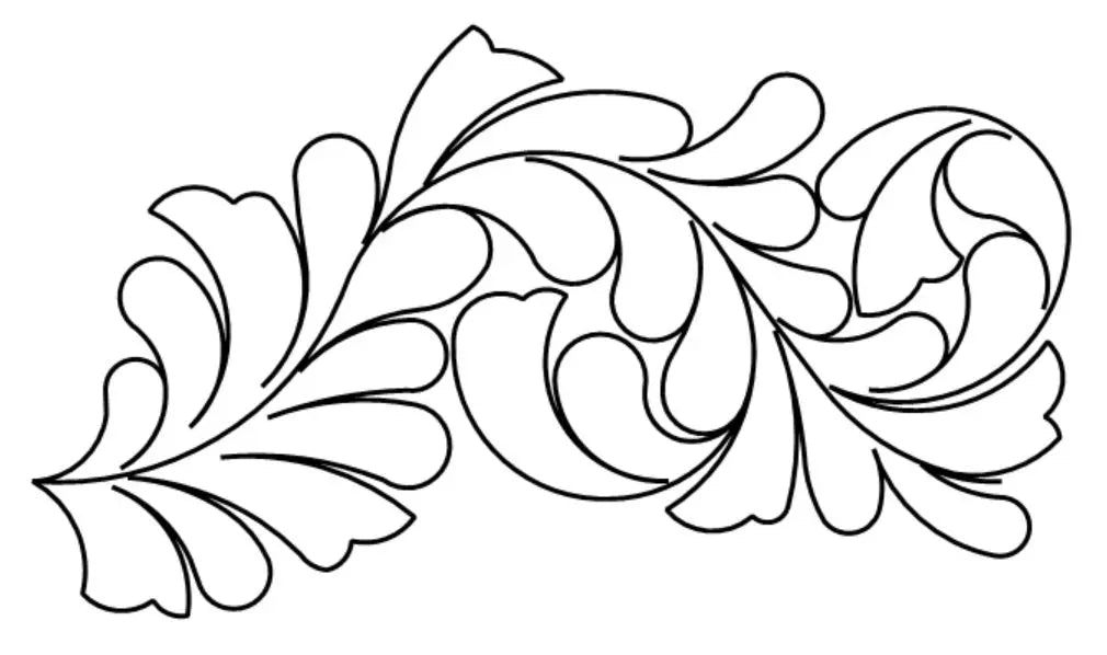 Sydney Feathers E2E - Linda's Electric Quilters