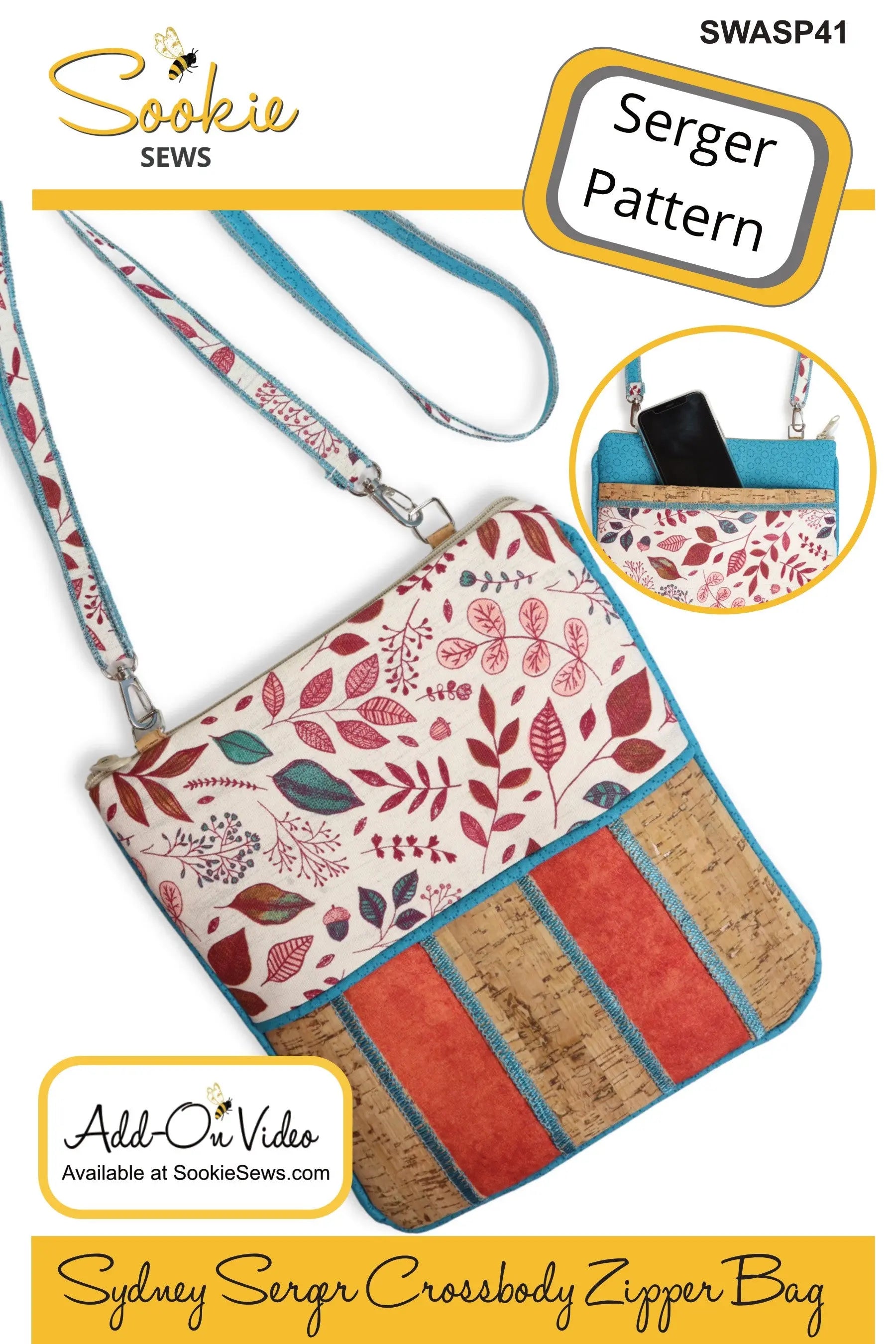 Sydney Serger Cross Body Bag - Linda's Electric Quilters