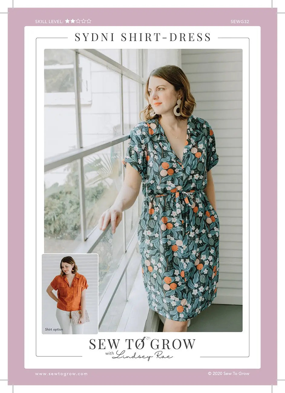 Sydni Shirtdress - Linda's Electric Quilters