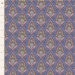 Tilda Sanctuary Adina quilting cotton fabric in Eggplant