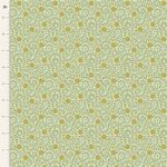 Tilda Sanctuary Daisydream quilting cotton fabric in Pistachio