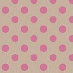 Tilda Chambray Dots yarn-dyed quilting cotton fabric in Pink