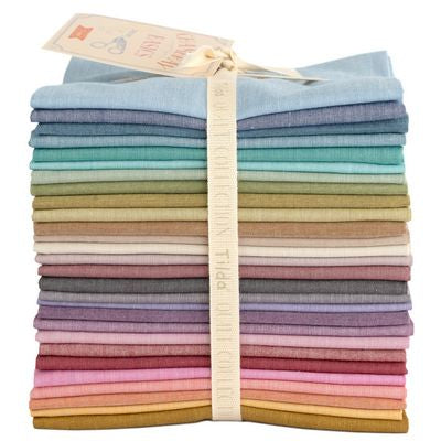 Tilda Chambray Fat Quarter Bundle 28pc 20x22in