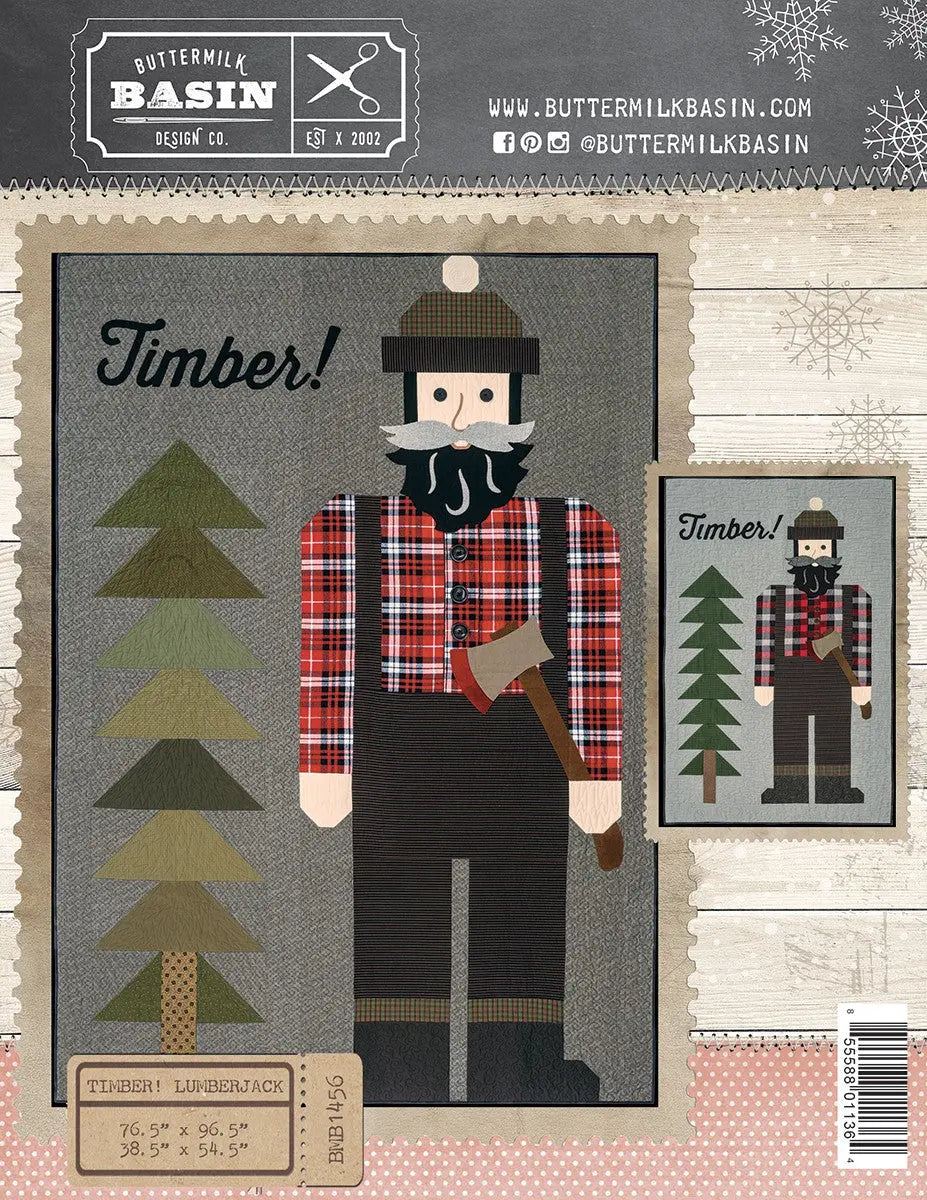 TIMBER! Lumberjack - Linda's Electric Quilters