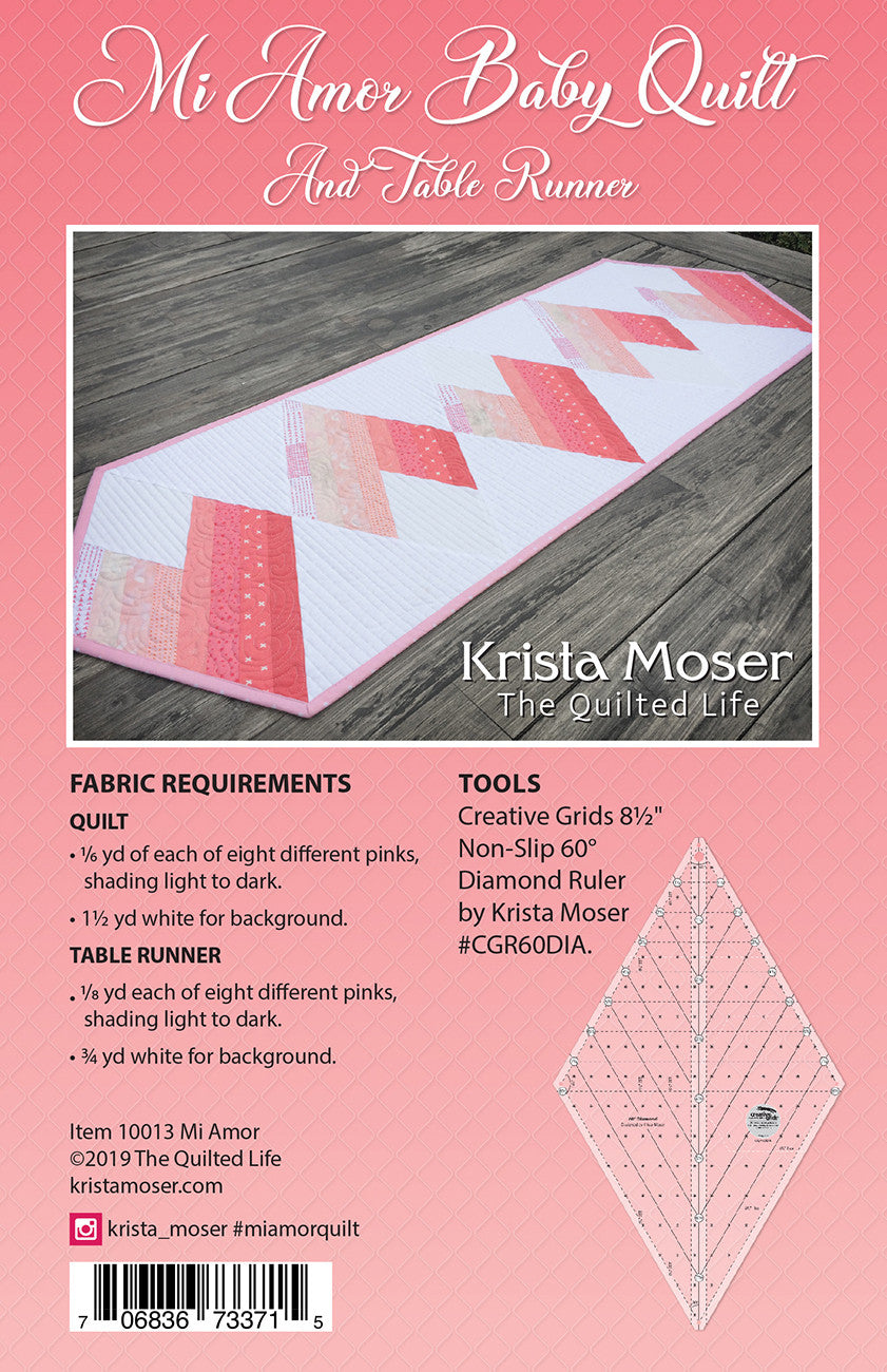 Mi Amor Baby Quilt & Table Runner Krista Moser