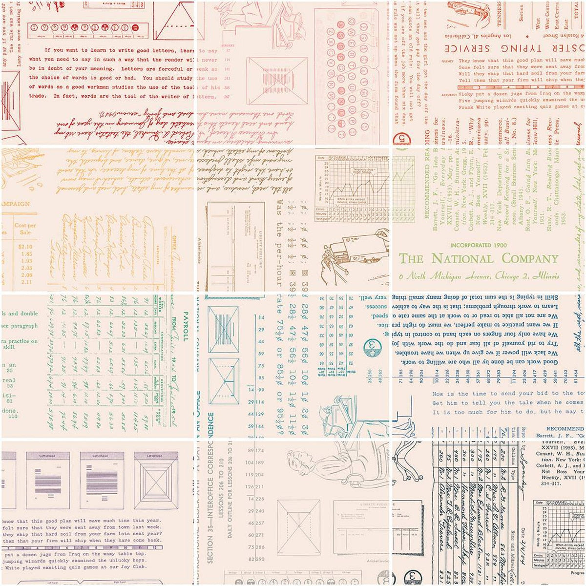 TYPE/ography Fat Quarter Bundle B Riley Blake Designs