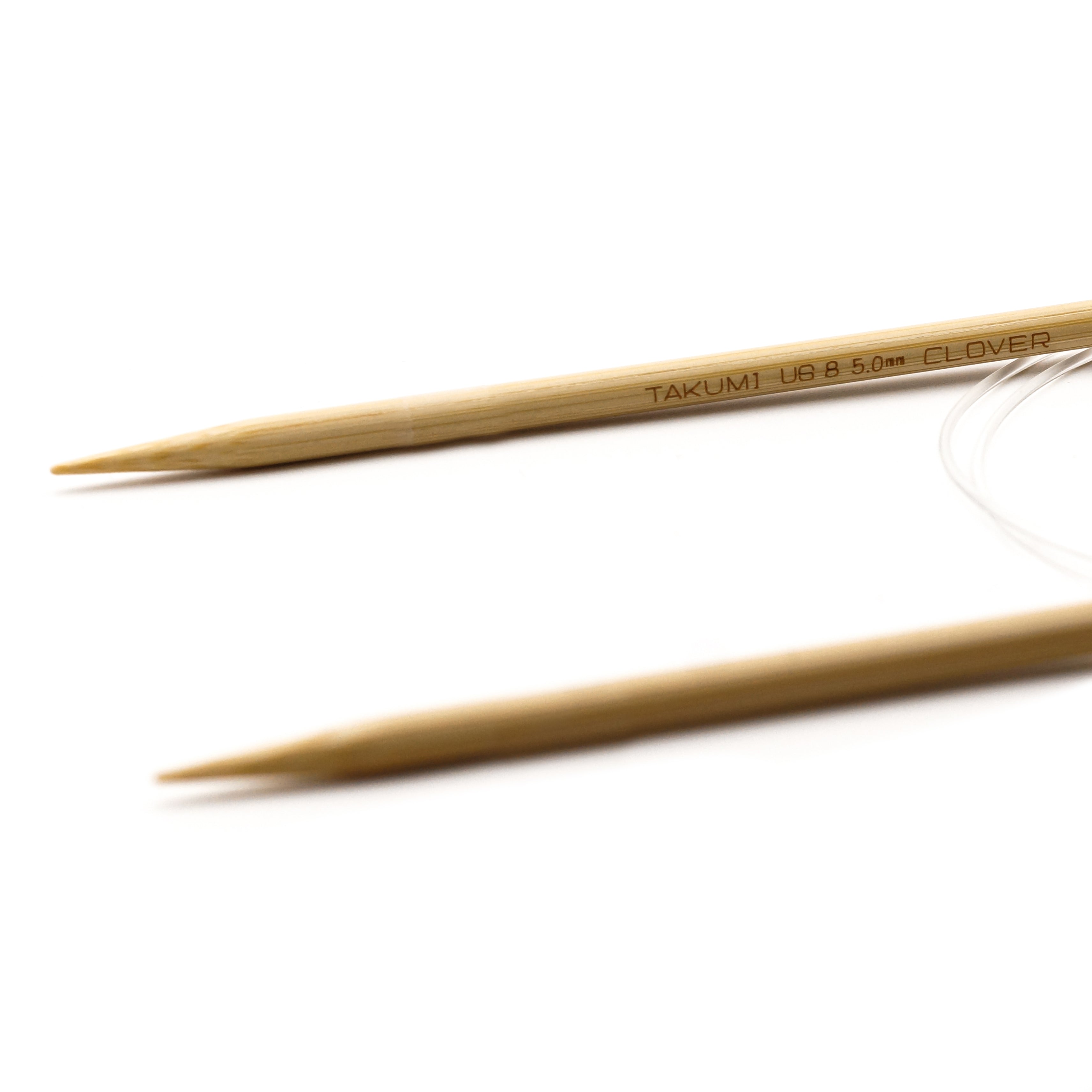 Takumi Bamboo Knitting Needles Circular 36" No. 8 (5.00mm)