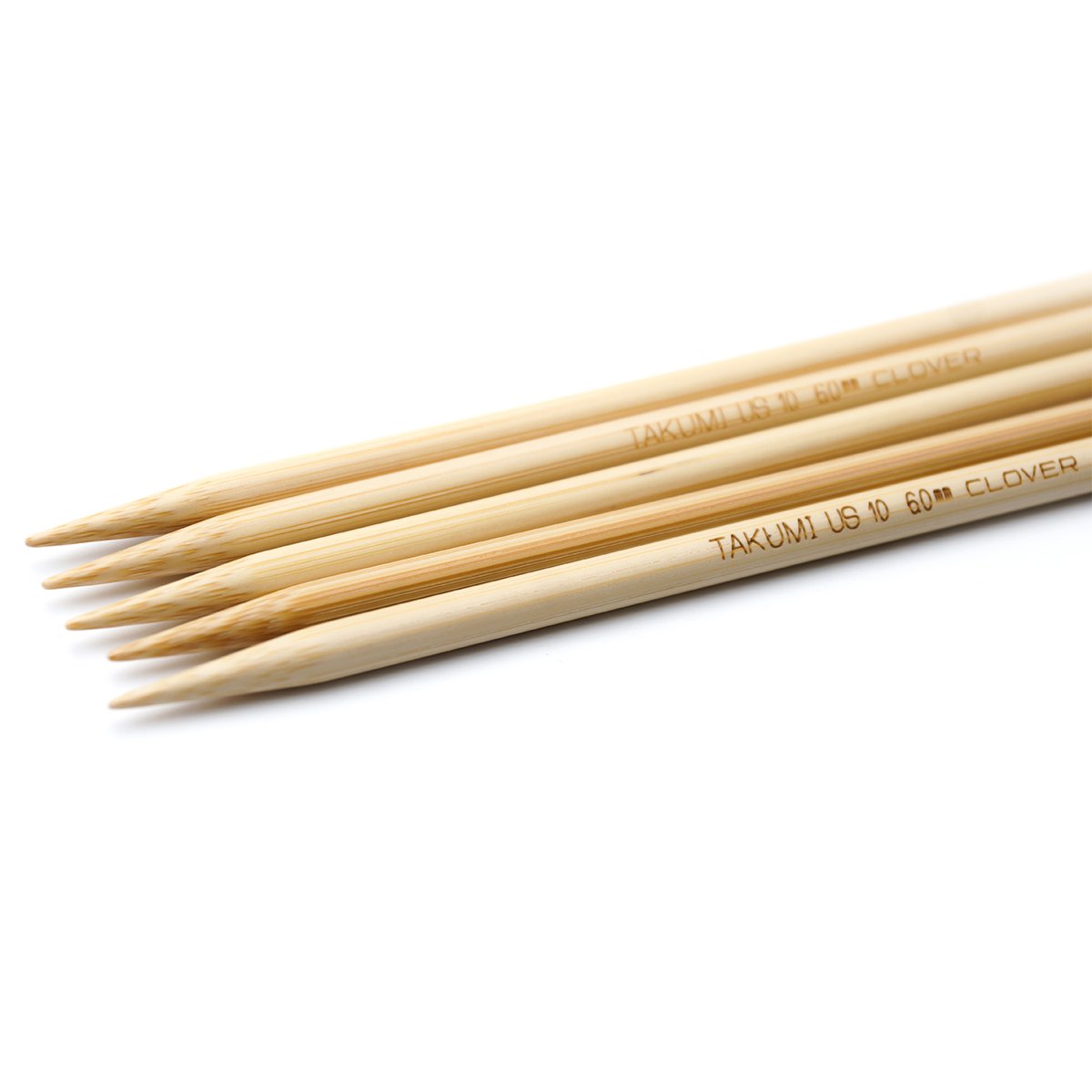 Takumi Bamboo Knitting Needles Double Pointed (7") No. 10