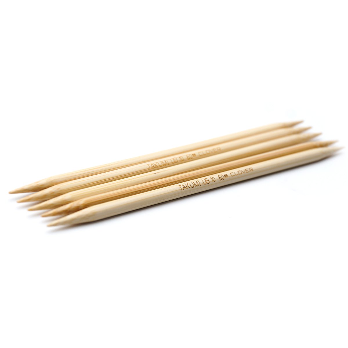 Takumi Bamboo Knitting Needles Double Pointed (7") No. 10