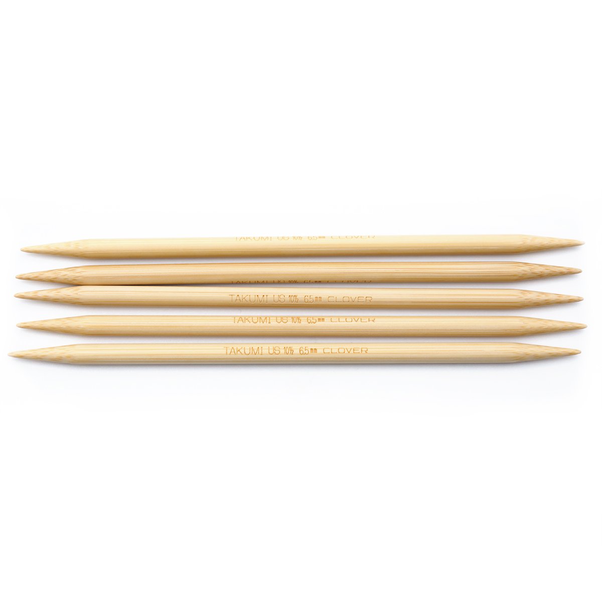 Takumi Bamboo Knitting Needles Double Pointed (7") No. 10.5