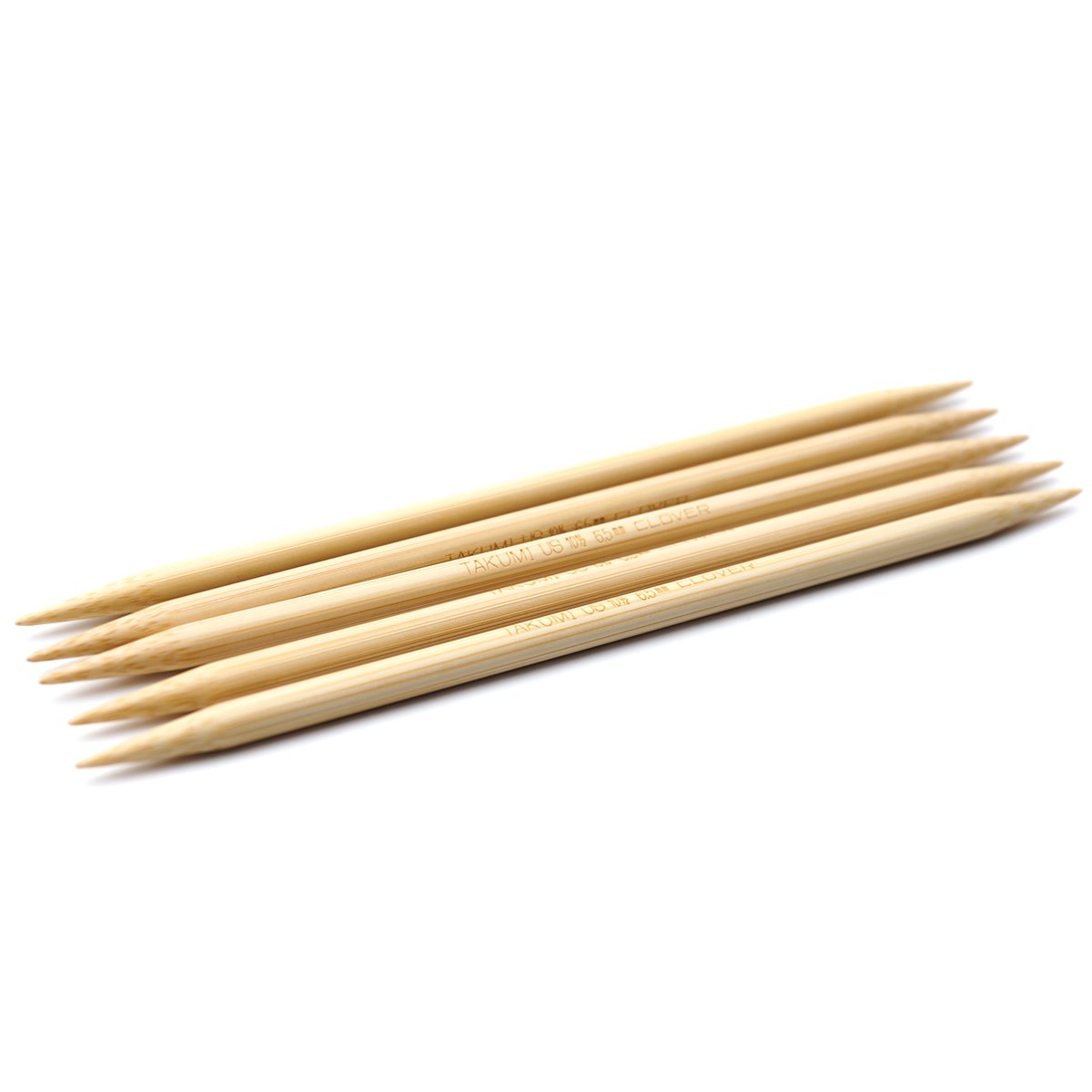 Takumi Bamboo Knitting Needles Double Pointed (7") No. 10.5
