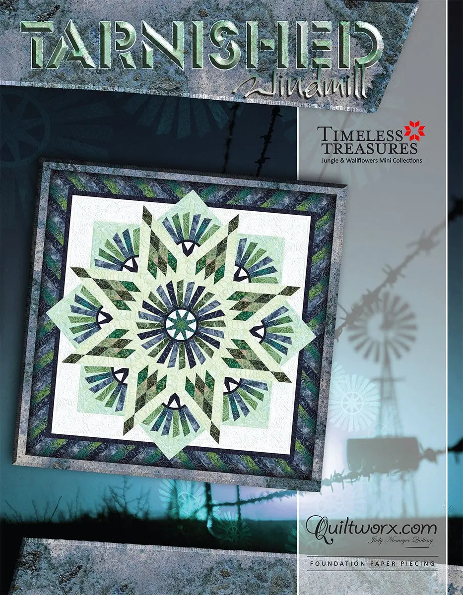 Tarnished Windmill - Linda's Electric Quilters