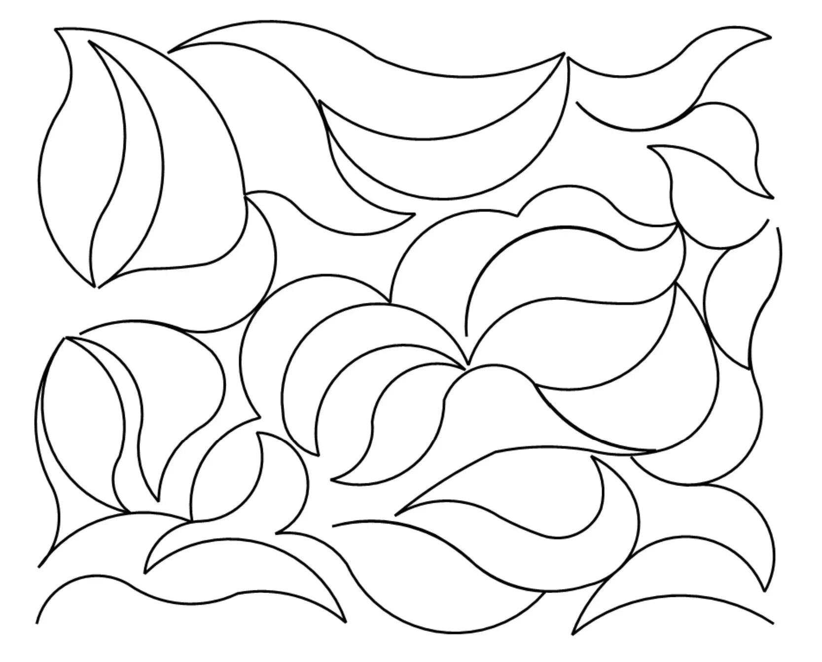 Tavish Leaves E2E - Linda's Electric Quilters