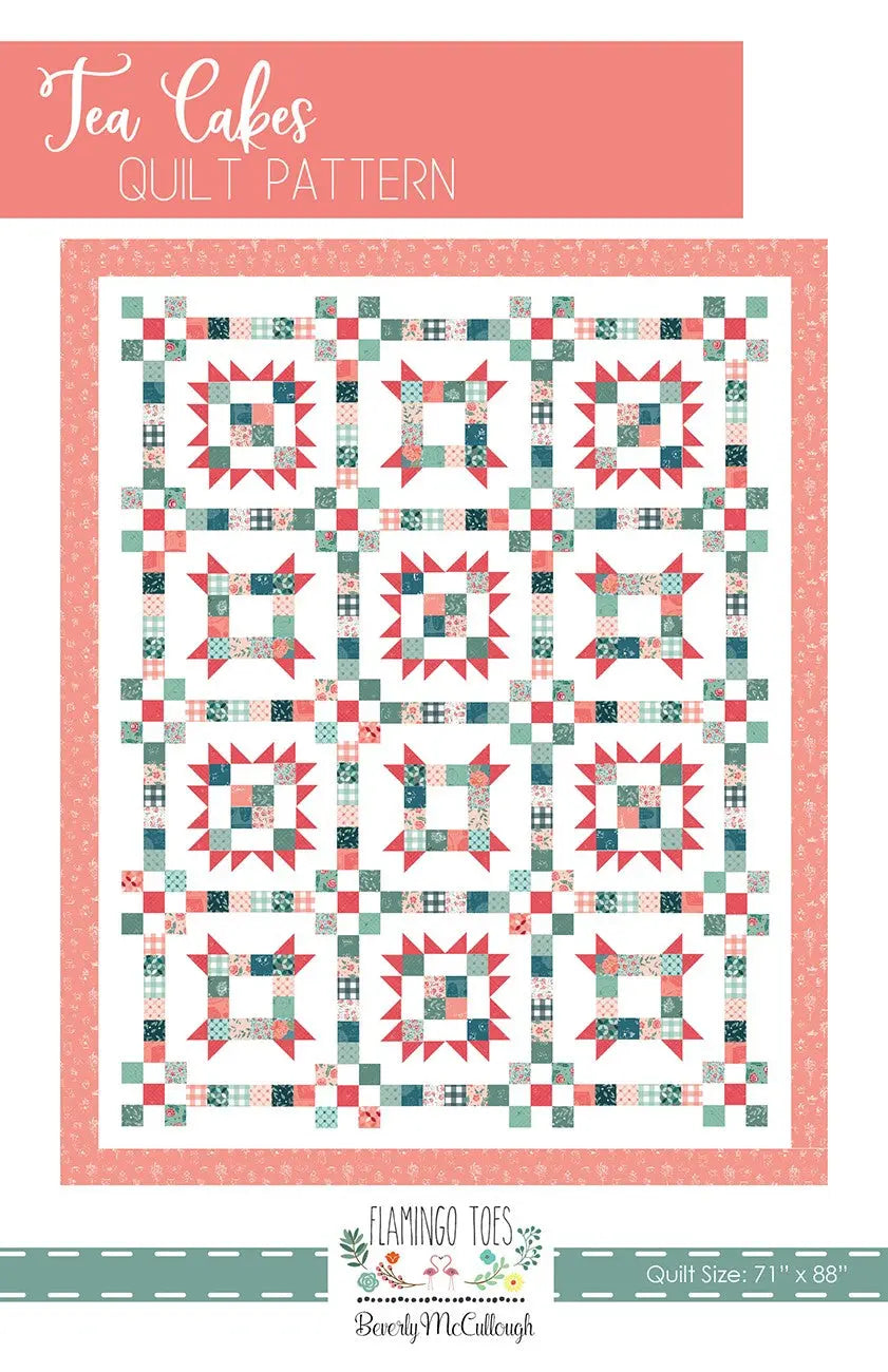 Tea Cakes Quilt Pattern - Linda's Electric Quilters