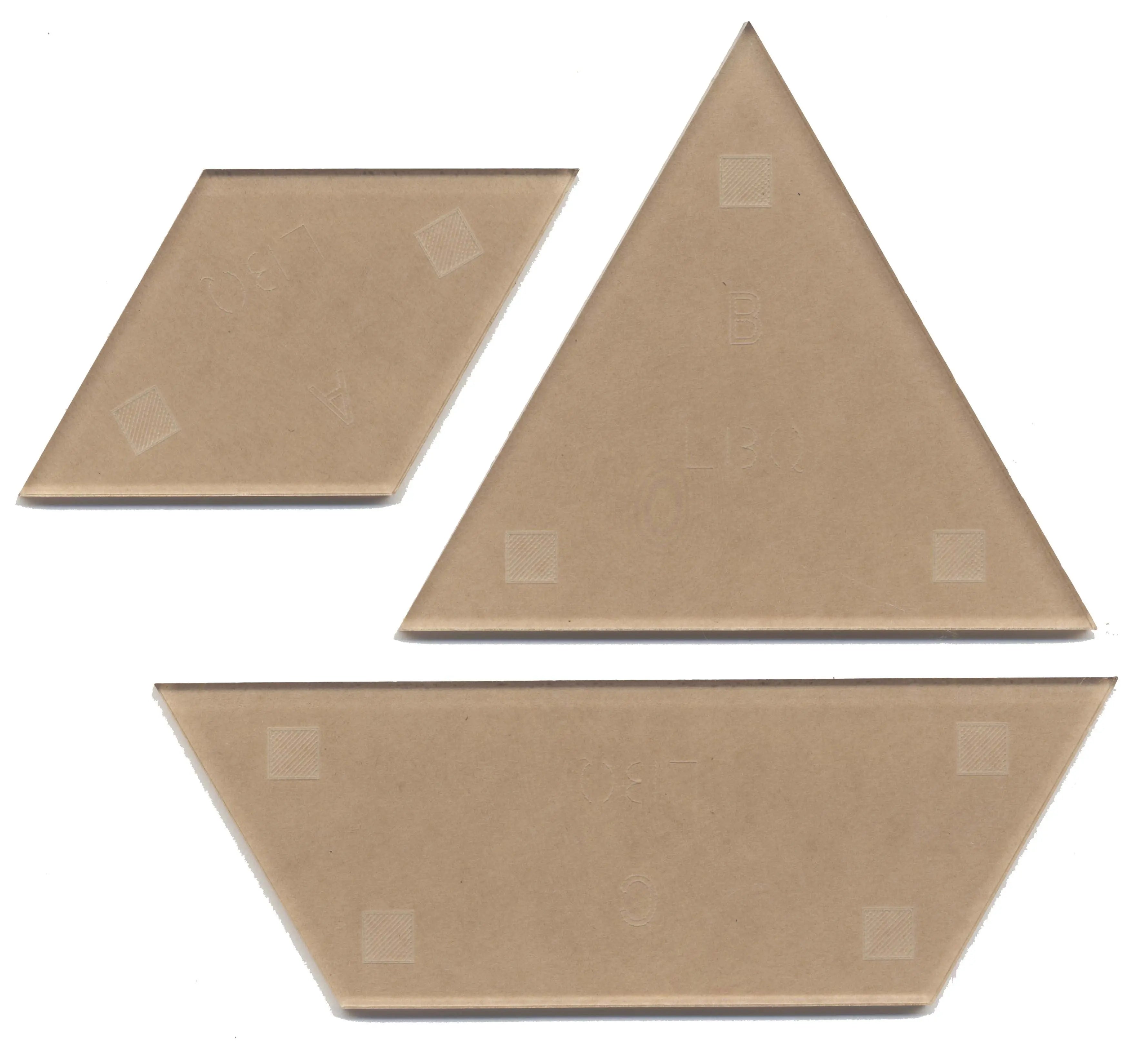 Templates Jolene Star 3pc - Linda's Electric Quilters