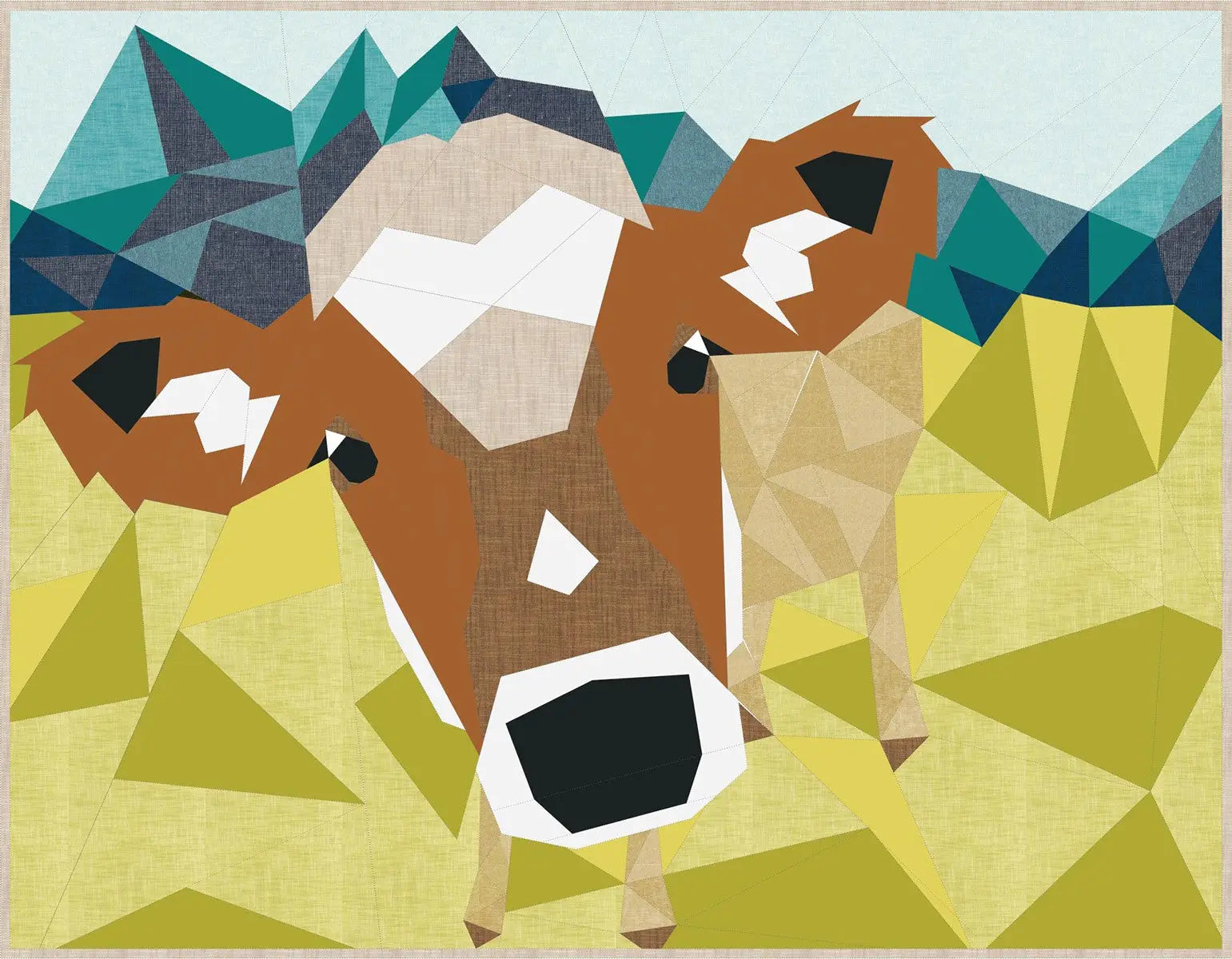 The Cow Abstractions - Linda's Electric Quilters