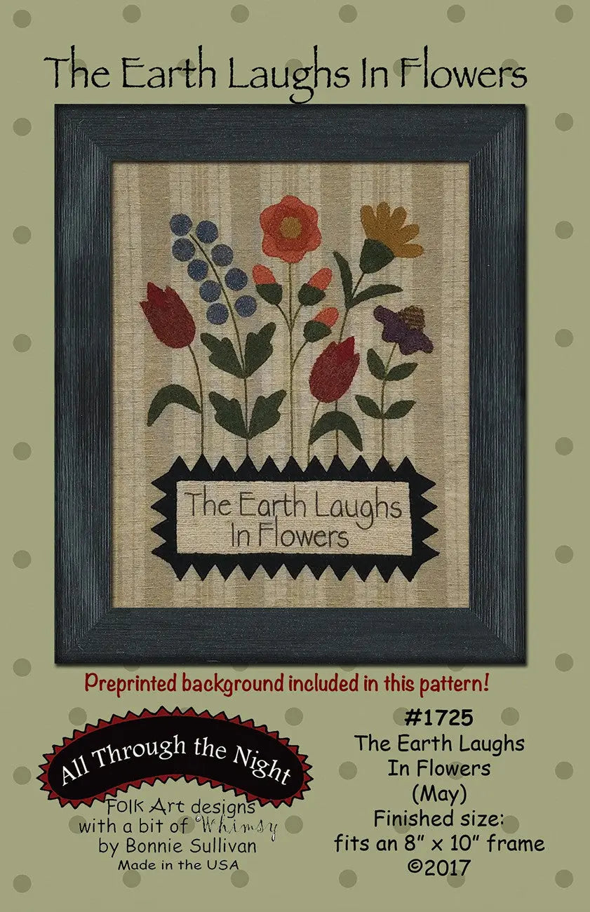 The Earth Laughs in Flowers - May - Linda's Electric Quilters
