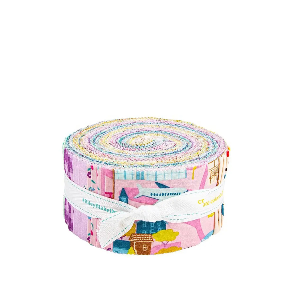 The Genesis of a Journey 2 1/2" Rolie Polie Riley Blake Designs