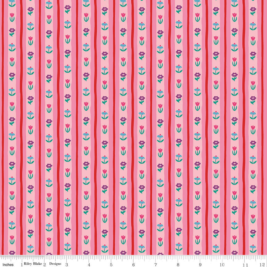 The Genesis of a Journey - Bavarian - Rose 44"/45" Fabric Per Yard
