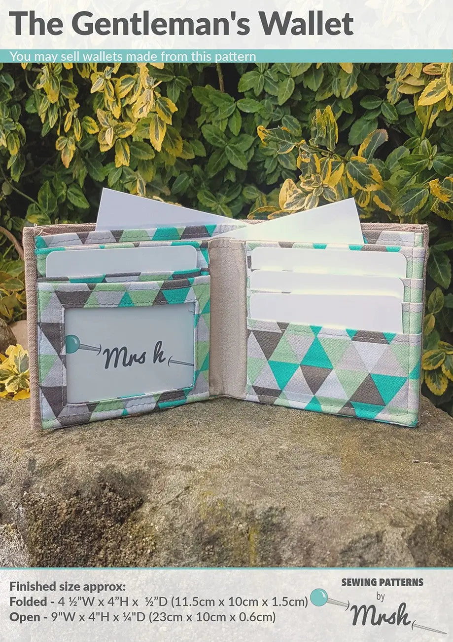 The Gentleman's Wallet Sewing Pattern Checker Distributor