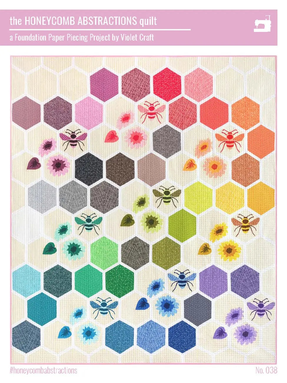 The Honeycomb Abstractions Quilt - Linda's Electric Quilters