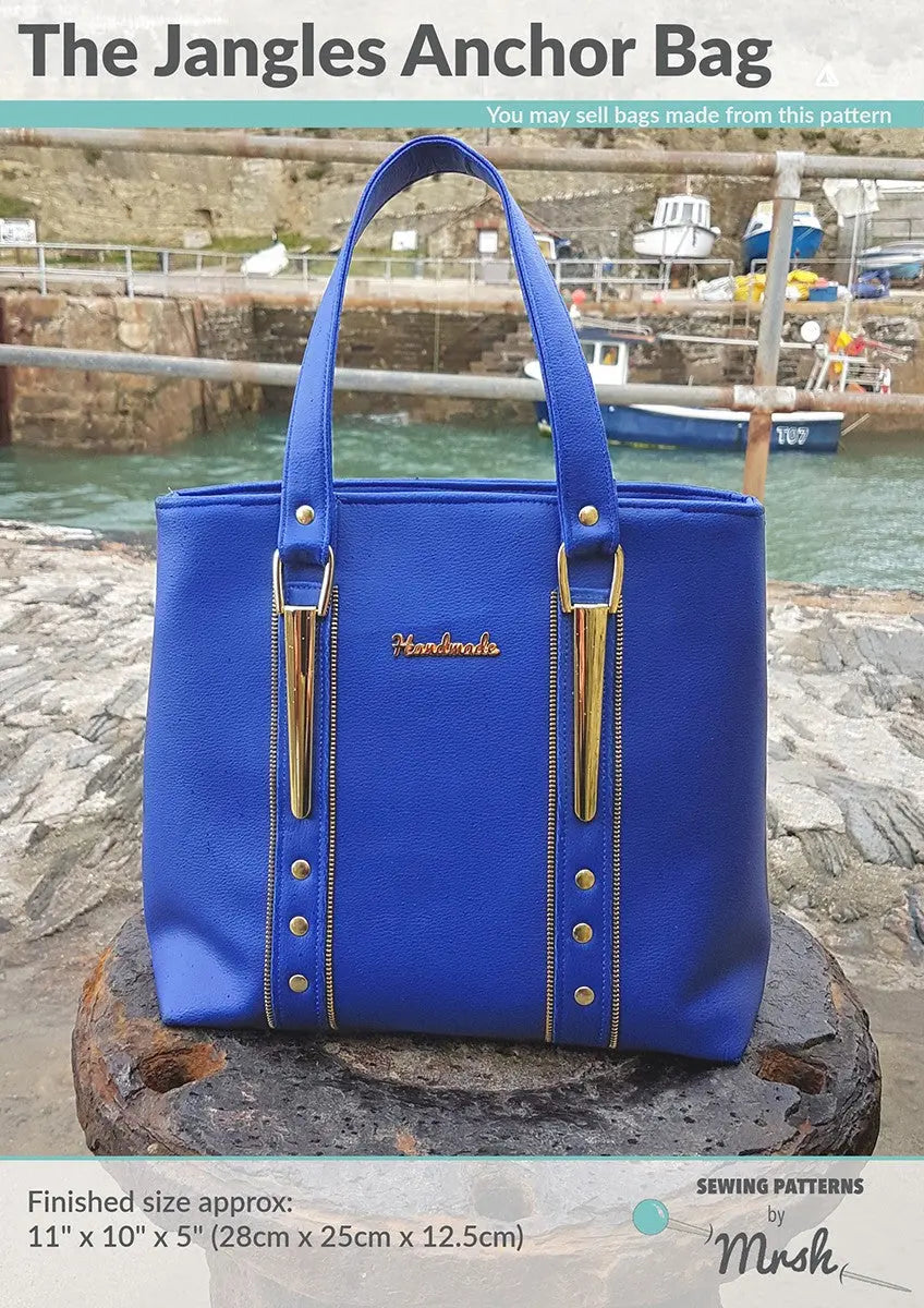The Jangles Anchor Bag Sewing Pattern - Linda's Electric Quilters
