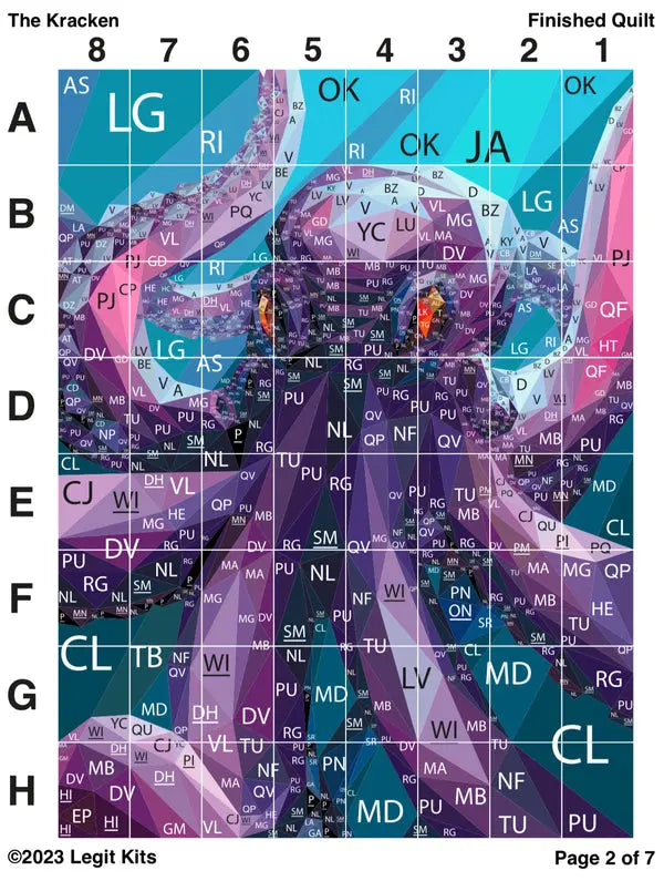 The Kracken Quilt Kit - Linda's Electric Quilters