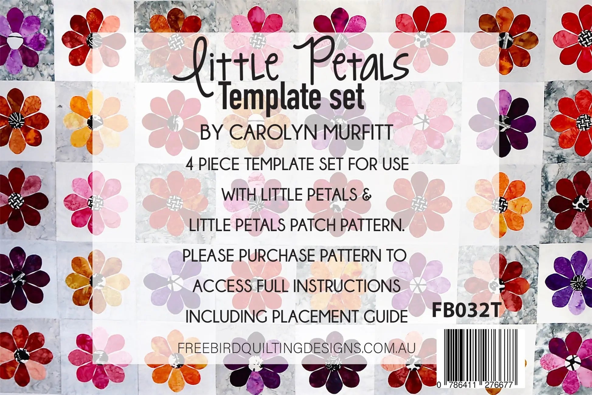 The Little Petals Template Set - Linda's Electric Quilters