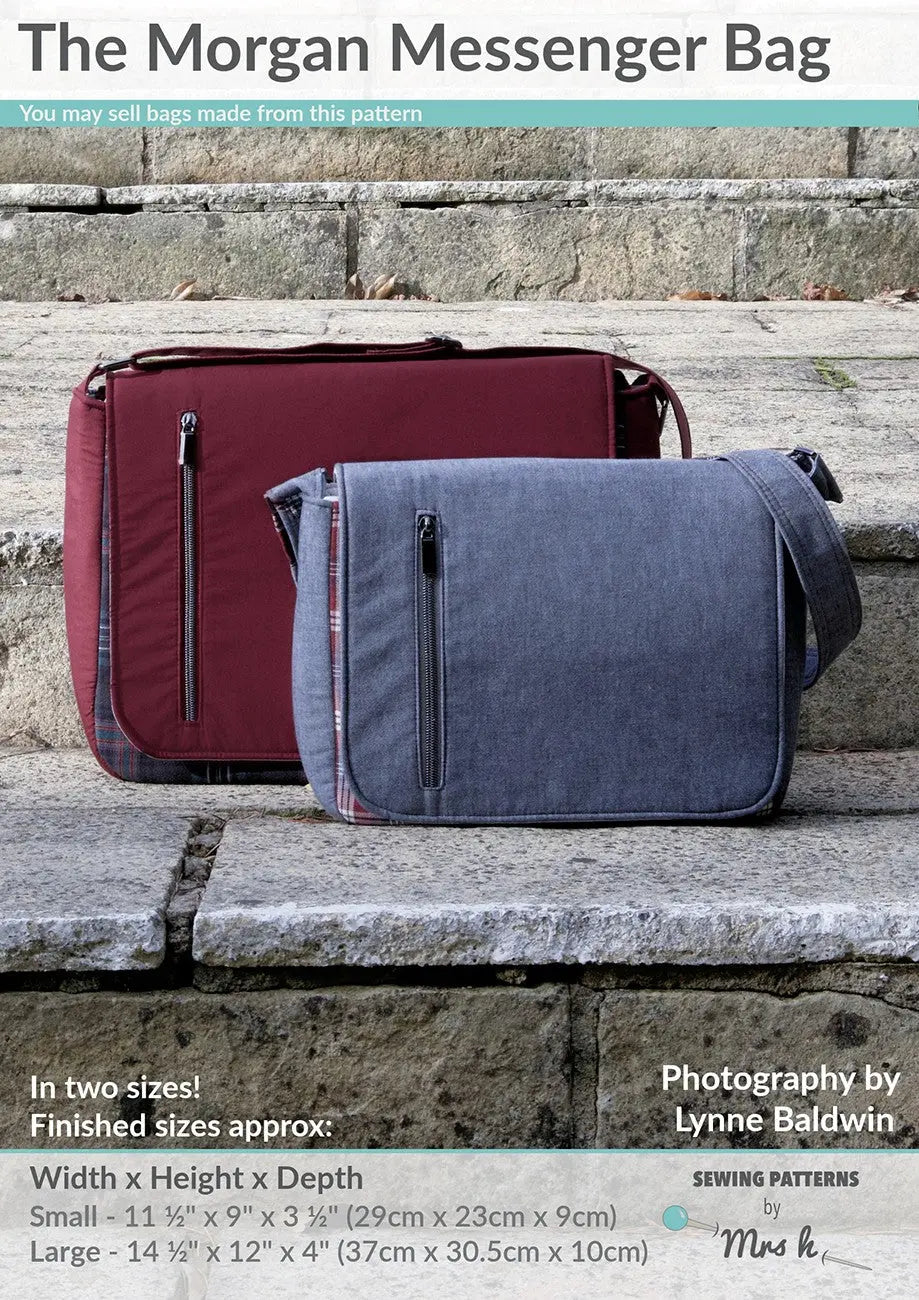 The Morgan Messenger Bag - Linda's Electric Quilters