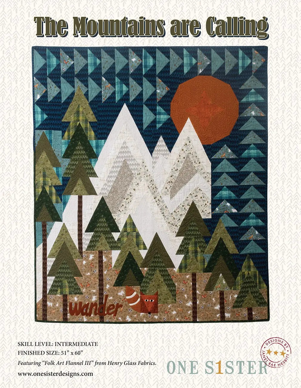 The Mountains Are Calling - Linda's Electric Quilters