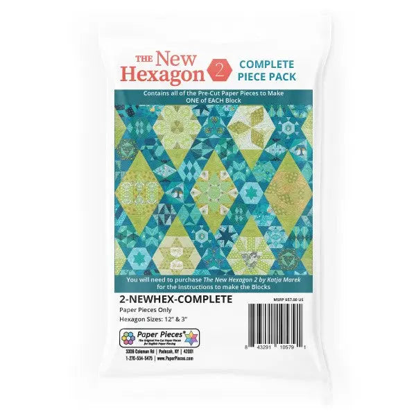 The New Hexagon 2 Complete Piece Packs (Makes 1 of Each Block) - Linda's Electric Quilters