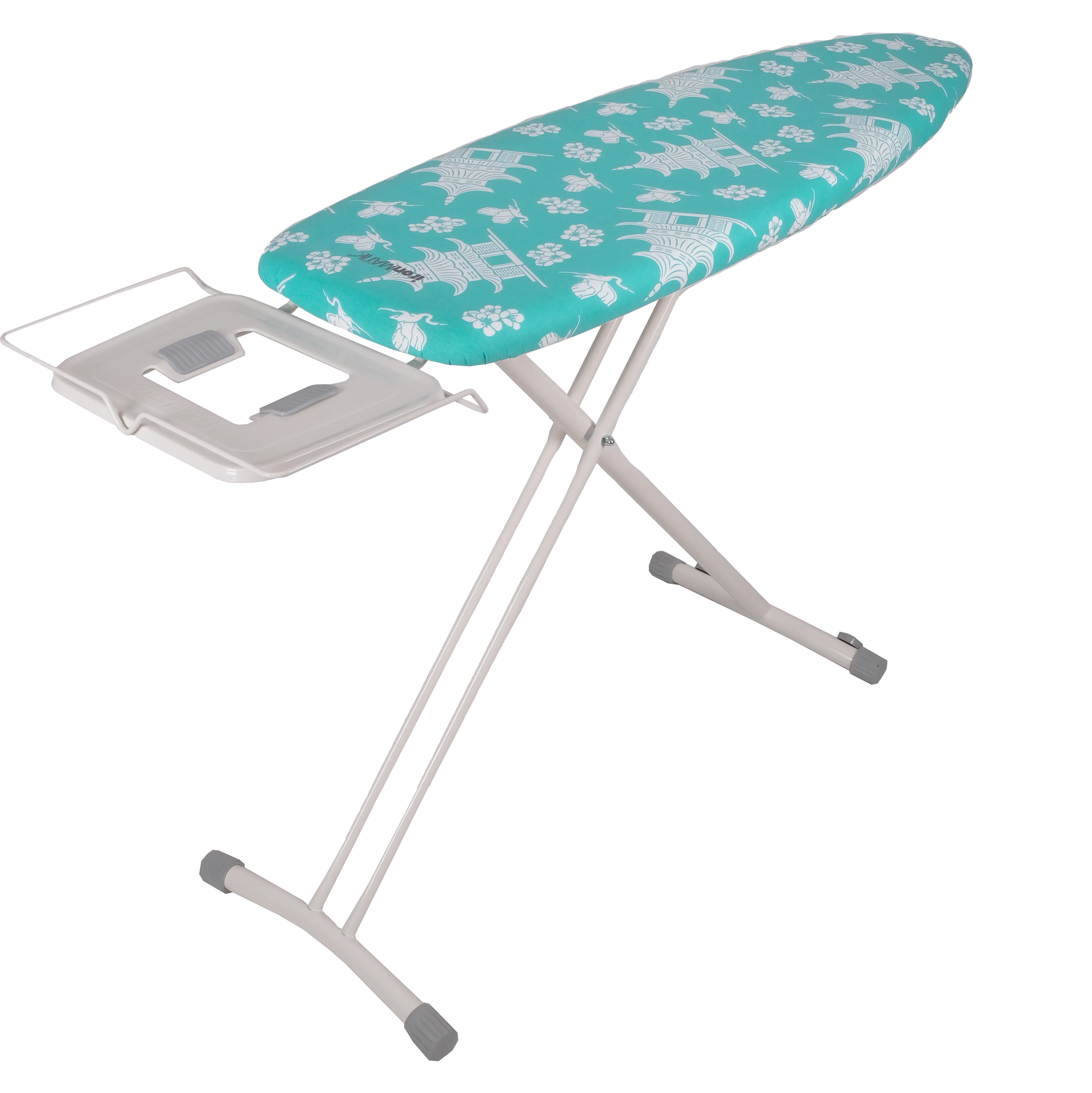 The PAGODA Collection - Space Surfer Premium Ironing Board in Pagoda Blue ironMATIK