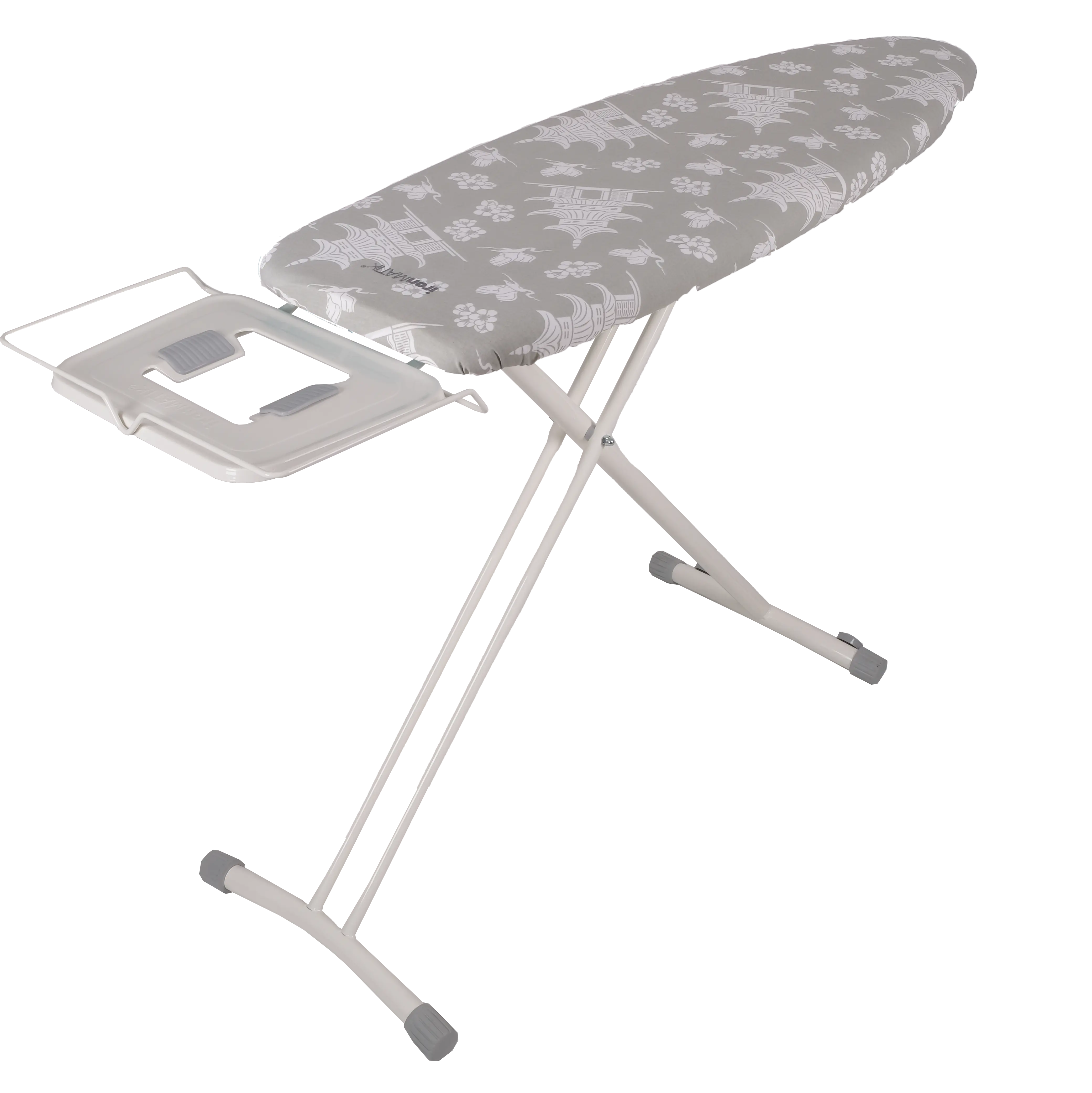 The PAGODA Collection - Space Surfer Premium Ironing Board in Pagoda Gray ironMATIK