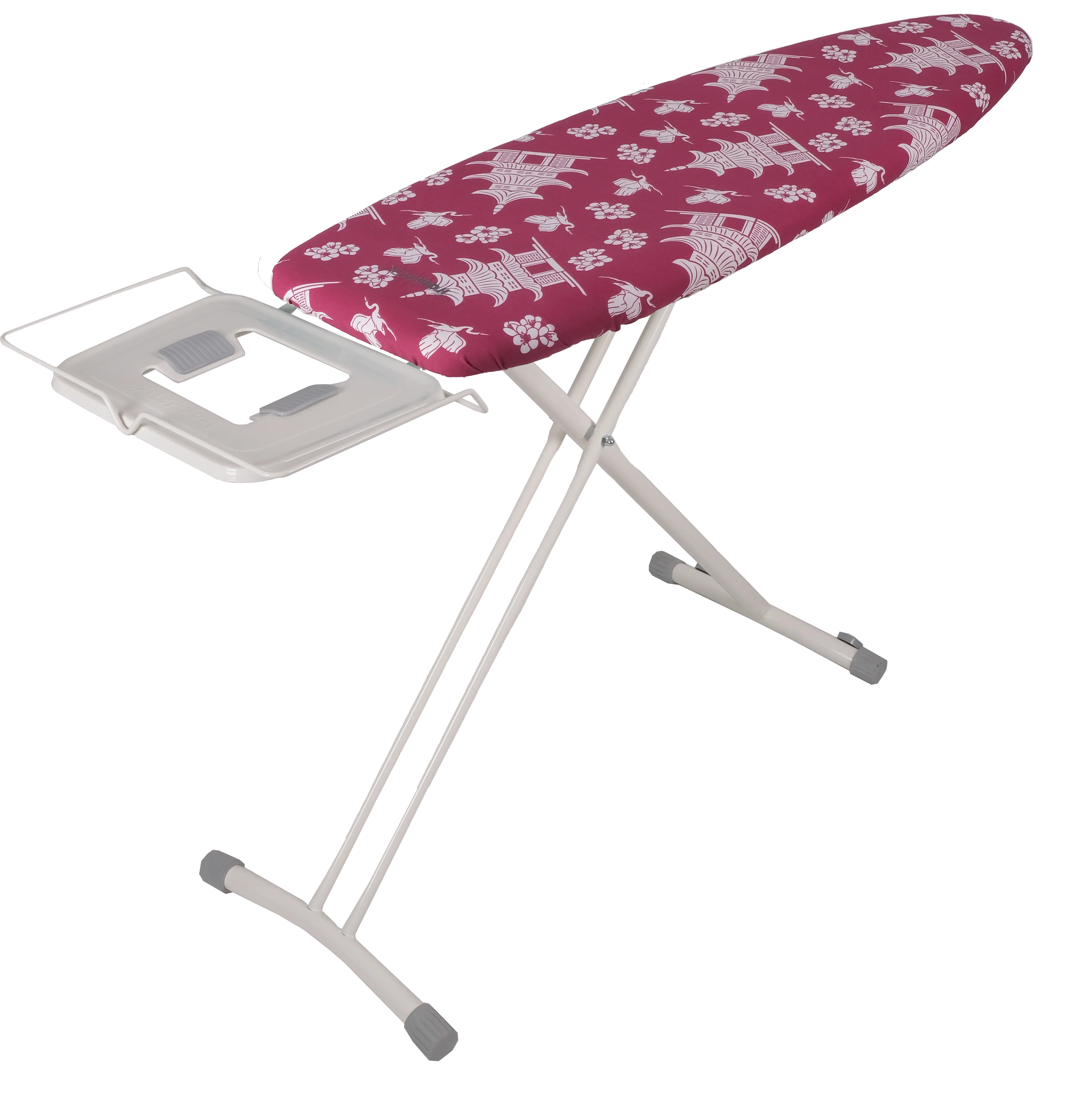 The PAGODA Collection - Space Surfer Premium Ironing Board in Pagoda Magenta ironMATIK